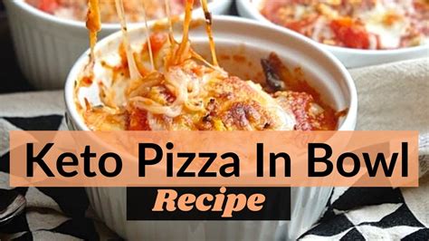 Grease a small baking sheet with cooking spray. How to make Keto Crustless Pizza in a Bowl |Recipe| The Keto World - YouTube