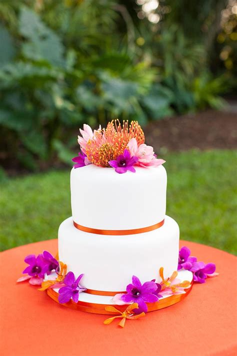 Sandals Regency La Toc Saint Lucia Hawaii Wedding Cake Tropical