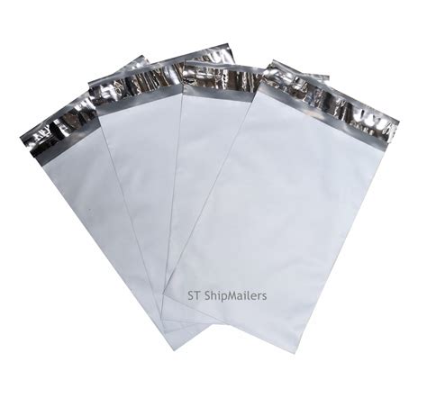 100 6x9 White Poly Mailer Self Safety Envelopes Sealing 2 Shipping Bags