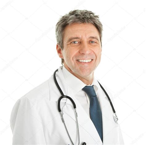 Smiling Medical Doctor Man With Stethoscope — Stock Photo © Andreypopov