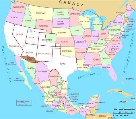 Mapa Estados Unidos Seonegativo Com