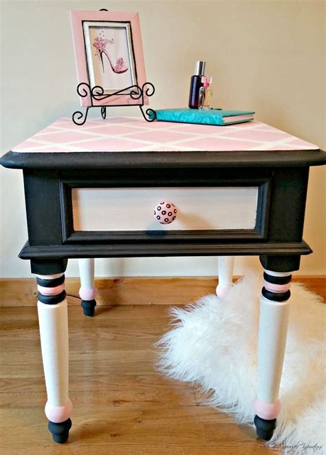 Maybe you would like to learn more about one of these? Nightstand Makeover: Girly Style | Nightstand makeover, Diy nightstand makeover, Ceiling fan ...