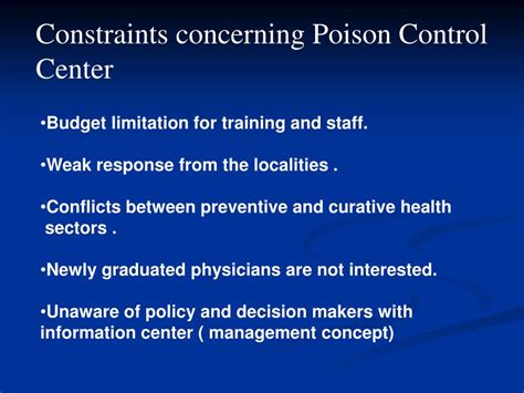 Ppt Poison Control Centers Powerpoint Presentation Free Download Id 5238360