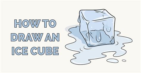 How To Draw An Ice Cube Really Easy Drawing Tutorial