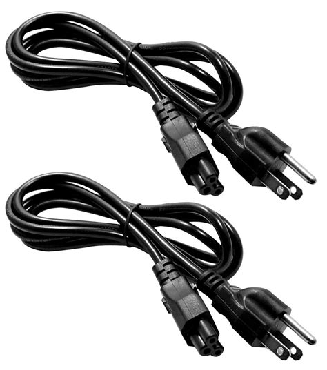 2 X Generic Cables Unlimted 6 Feet Mickey Mouse Power Cord