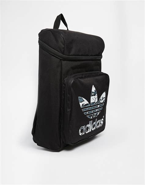 Lyst Adidas Originals Classic Backpack With Printed Logo In Black