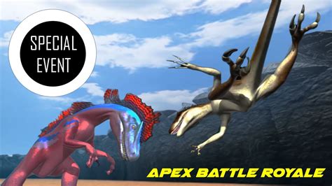 Megaraptor Vs Indoraptor Remasterd Apex Battle Royale Special Event