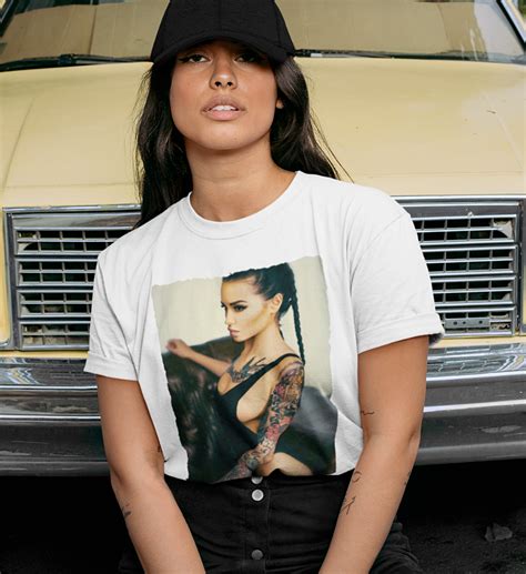 Pin Up Hot Model T Shirt Swag S Xl Unisex Tee Sexy Tattoo Girl S Body