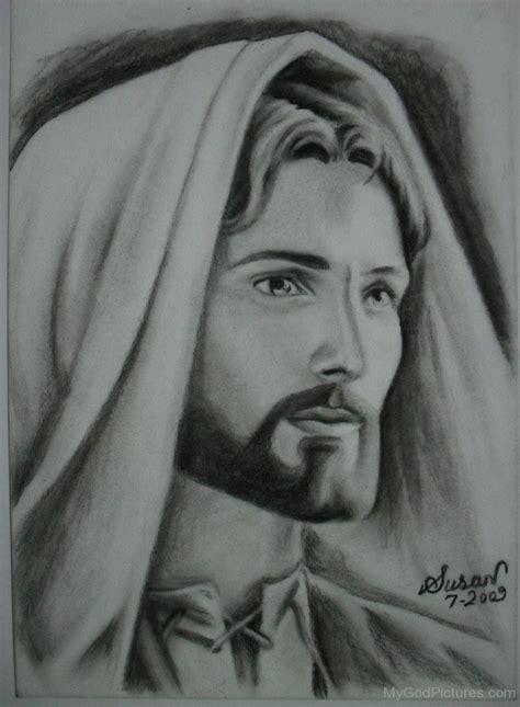 Jesus Pencil Drawing At Explore Collection Of