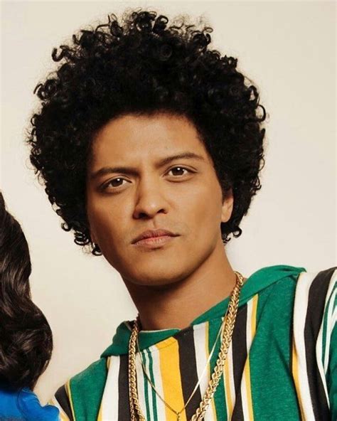 ︎bruno Mars ︎2018 Bruno Mars Hair Bruno Mars Curly Hair Styles