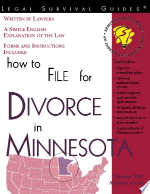 As you file for divorce, remember this is a lifetime decision that will not only affect yourselves but also the children and as such always have a sober mind and work out towards a life that will offer you contentment in what you. Books Free: Download How to File for Divorce in Minnesota ...