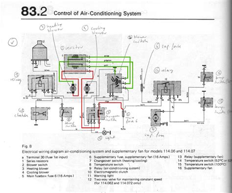 W114 Mercedes Ac Wiring Diagram Explained
