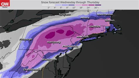 Major Snowstorm To Slam Northeast Nyc Could Get A Foot Of Snow