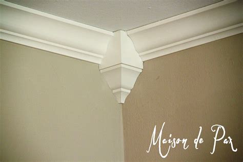 Decor units gypsum board 35 ceiling corner crown molding ideas. Installing Crown Molding - Maison de Pax