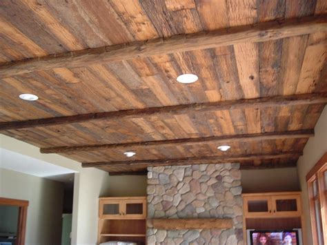 Reclaimed Wood Ceiling Diy