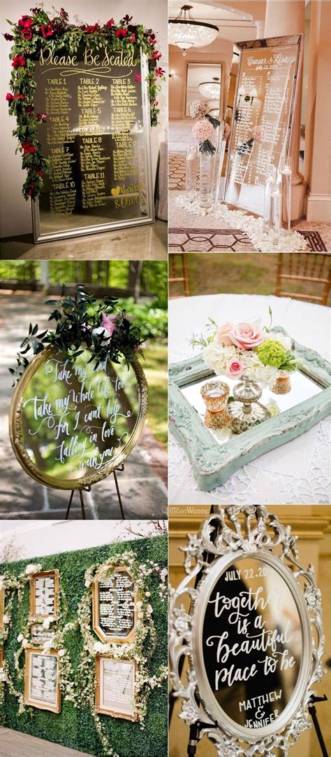 32 Mirror Wedding Ideas Into Your Wedding Chicwedd In 2020 Wedding