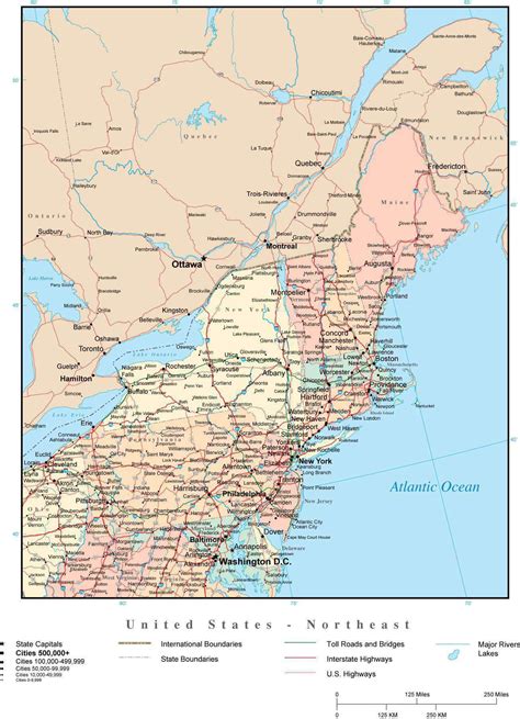Map Of Northeast Usa Time Zones Map World