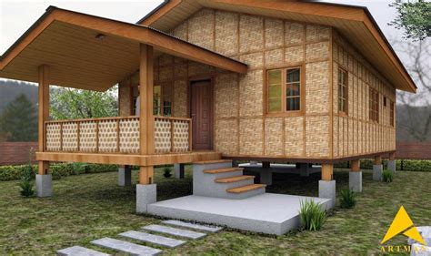 Pin By Gimini On Bahay Kubo Wooden House Design Bahay Kubo Design