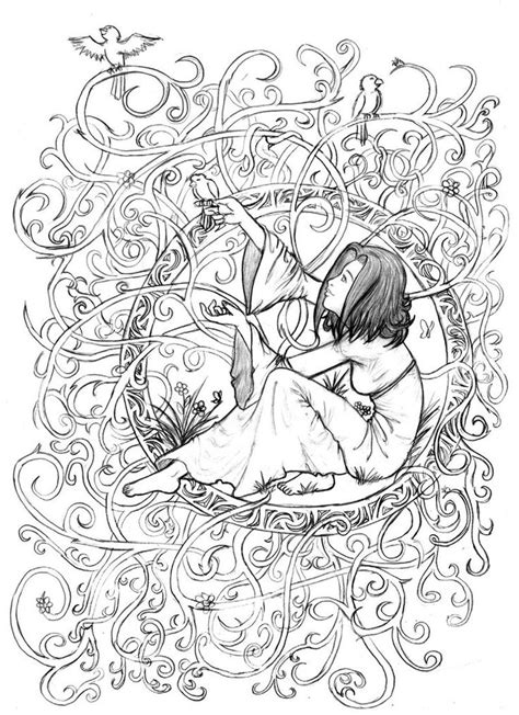 604 Best Adult Coloring Pages Images On Pinterest