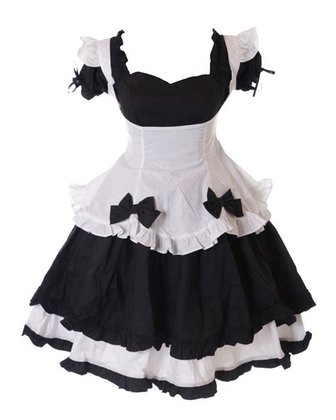 Jl 669 Love Nikki Black Maid Maid Maid Gothic Lolita Dress Cosplay