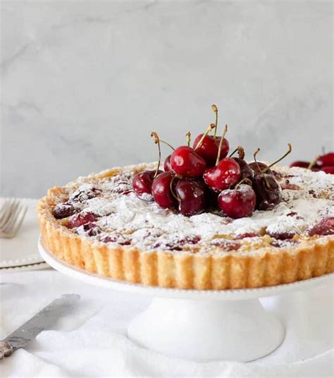 Easiest Ever Cherry Tart Recipe In 2020 Cherry Tart Tart Dessert