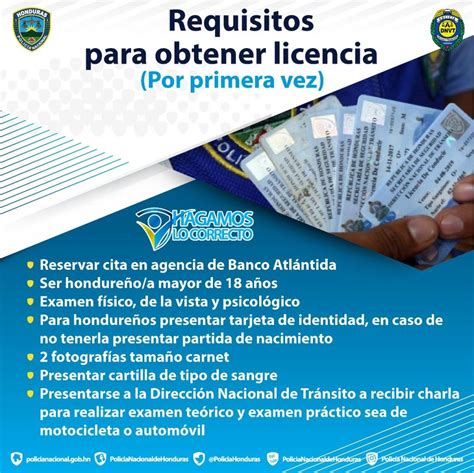 Requisitos Para Tramitar Licencia De Conducir En Honduras Por Primera Vez