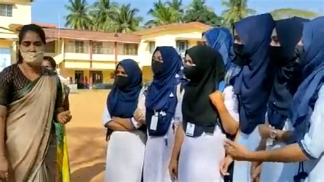 Hijab Row Karnataka Cm Holds Meeting Existing Uniform Rules To