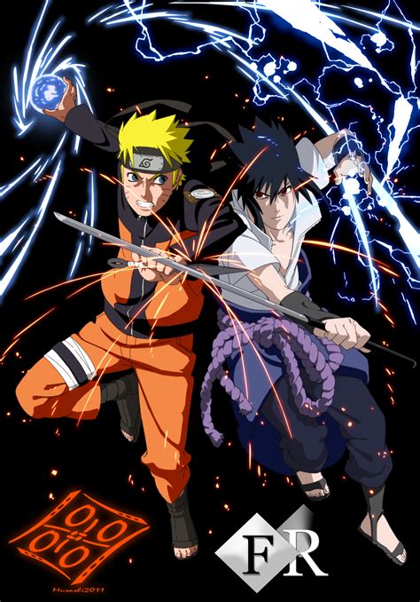 Naruto Uzumaki And Sasuke Uchiha By Musashi2011 On Deviantart