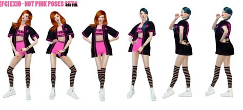 Flower Chamber Hot Pink Poses • Sims 4 Downloads