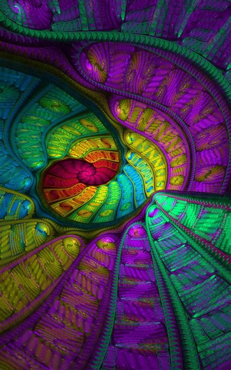 Neon Bright By Suicidebysafetypin On Deviantart Fractal Art Colorful Art Artist Inspiration
