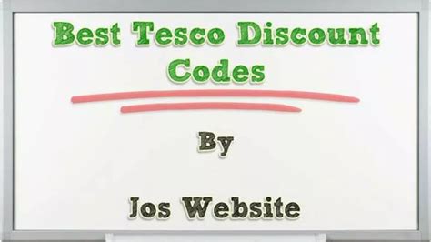 Ppt Ppt 40254 Best Tesco Discount Codes Powerpoint Presentation Free