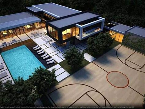 The Worlds Most Famous Homes With Sports Courts Dream House Exterior