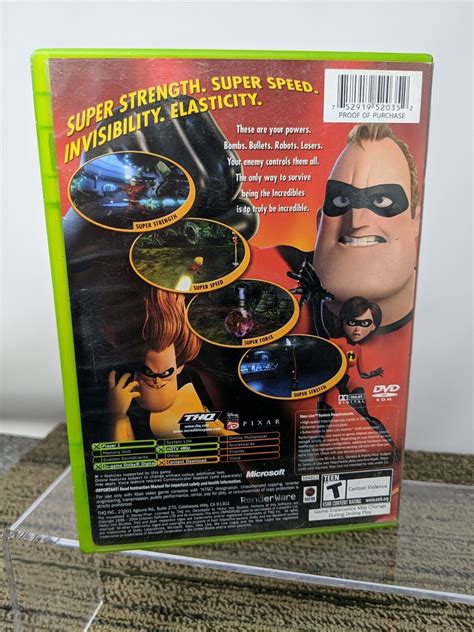 The Incredibles Microsoft Xbox Video Game With Manual Tested 752919520352 Ebay
