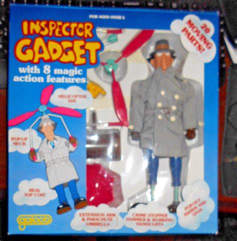 inspector gadget vintage 1983 galoob rare new in box 8 magic action features big tv movie