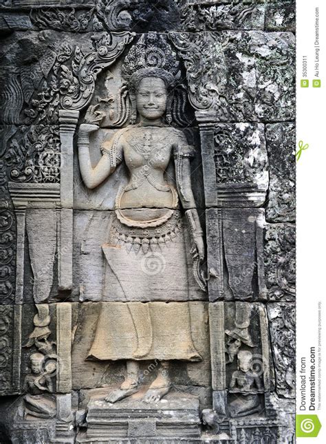Buddhist Carving Stock Image Image 35300311