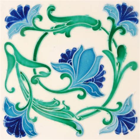 Embossed Victorian Tiles From Victorian Cermaics