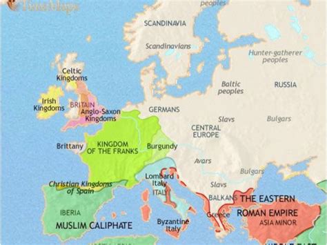 11th Century Europe Map