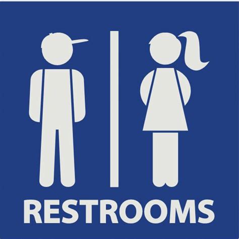 Boys And Girls Bathroom Signs Clipart Best