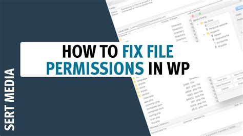How To Fix File Folder Permissions In Wordpress How To Fix File Permissions For