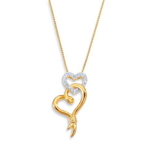 Knots Of Love 110 Cttw Diamond 14k Gold Over Sterling Silver Double