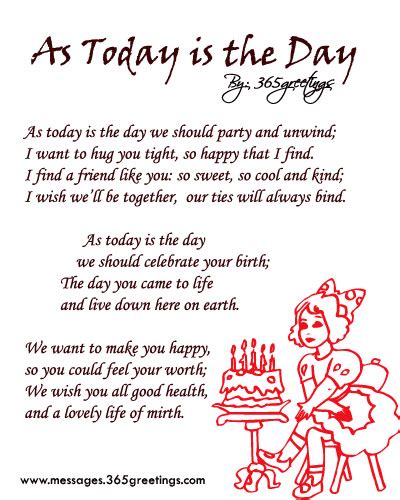 Birthday Poems for Friends - 365greetings.com