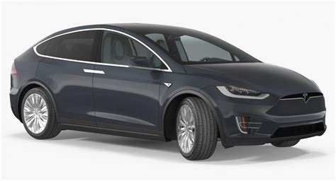 Tesla Model X 60d 2017 3d 3d Molier International