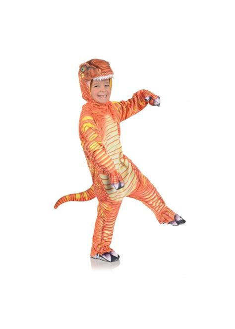 Boys Orange T Rex Costume Animal Costumes