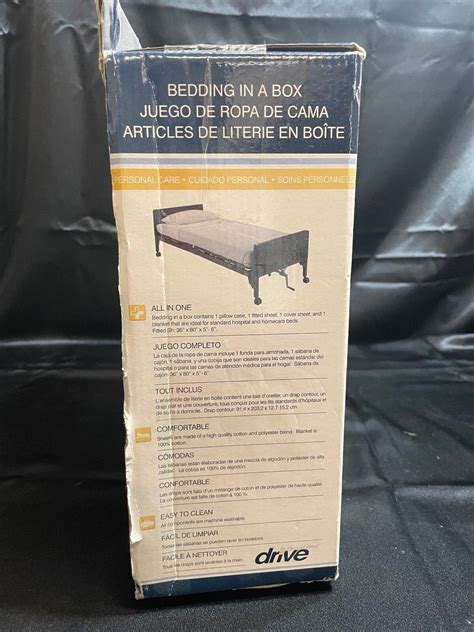 Hospital Bed By Drive Medical With Bedding In A Box 822383211794 Ebay