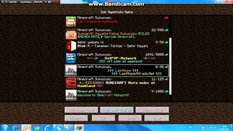 Minecraft 1 8 Server Adresleri Youtube