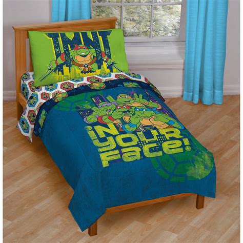 Nursery bedding sets └ nursery bedding └ baby essentials all categories food & drinks antiques art baby books, comics & magazines business cameras cars, bikes, boats clothing, shoes & accessories coins collectables computers/tablets & networking crafts dolls, bears electronics gift. Nickelodeon Teenage Mutant Ninja Turtles 4-Piece Toddler ...