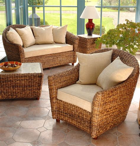 Relax on a rattan garden furniture set that's perfect for getting the family together, or try a garden sofa with matching lounge cushions for a stand out conversational piece. Cane Conservatory Furniture|Banana Leaf Furniture|Cane ...