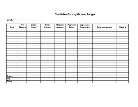 Banks calculate this balance after posting all transactions, such as deposits, interest income, wire transfers that go both in or out, cleared checks. 8 Best Images of Printable Ledger Worksheet - Monthly Expense Ledger Template, Printable ...