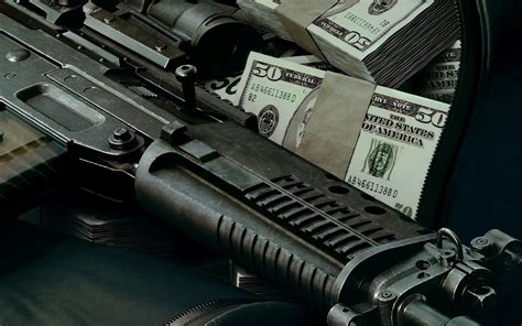 Banco De Imágenes Gratis Dinero Y Armas Money And Guns Crimen