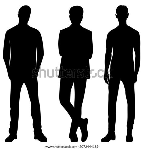 black silhouette people vector isolated เวกเตอร์สต็อก ปลอดค่าลิขสิทธิ์ 2072444189 shutterstock